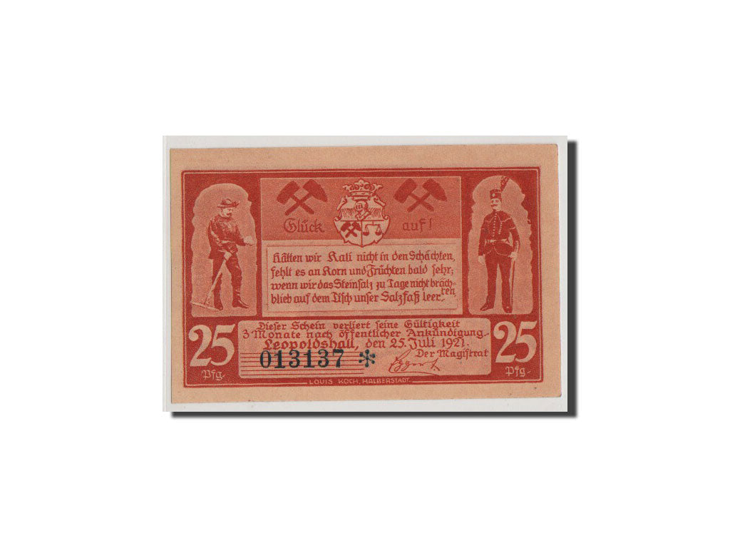 Banknote, Germany, Anhalt, 25 Pfennig, 1921, UNC(65-70), Mehl:794.2