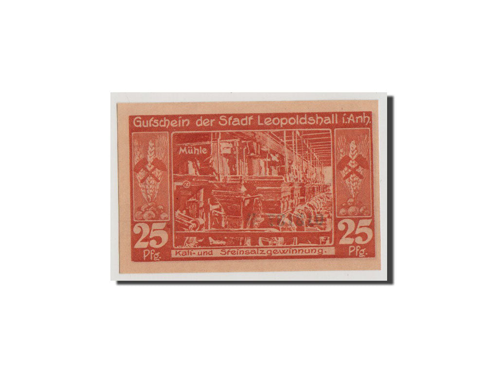 Billet, Allemagne, Anhalt, 25 Pfennig, 1921, NEUF, Mehl:794.3