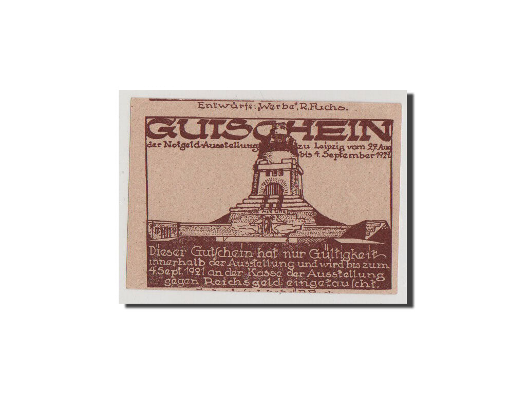 Banconote, Germania, Leipzig Stadt, 25 Pfennig, 1921, FDS, Mehl:784.2