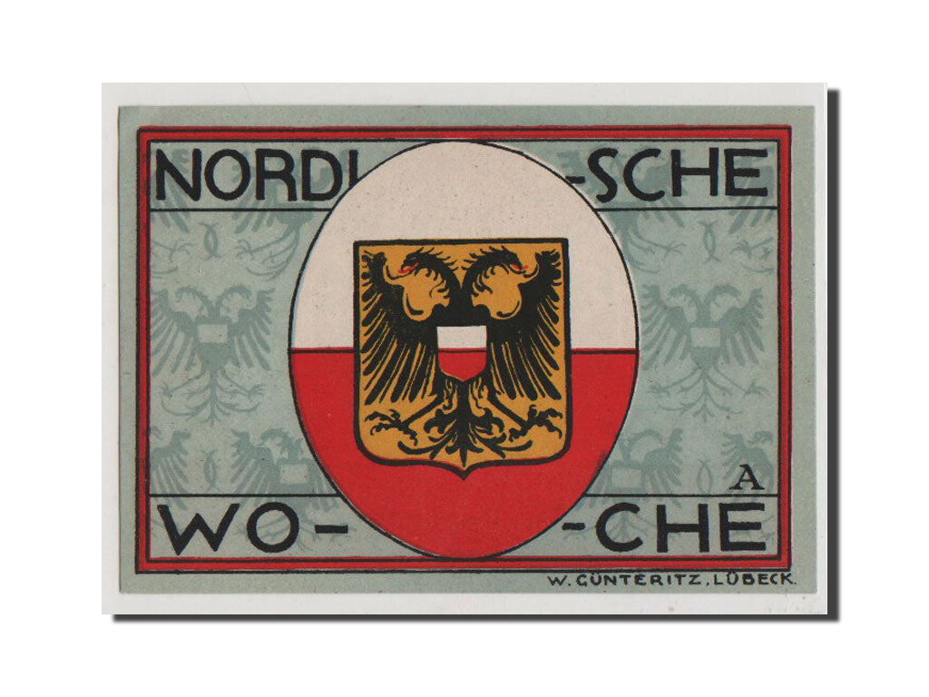 Banconote, Germania, Lübeck, 50 Pfennig, 1921, FDS, Mehl:827.1