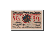 Geldschein, Deutschland, Lübeck, 50 Pfennig, 1921, UNZ, Mehl:828.1a