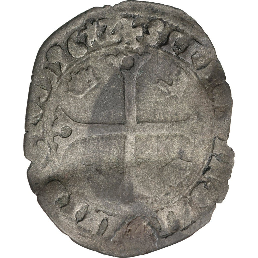 Coin, France, Douzain, 1596, Grenoble, VF(30-35), Billon, Sombart:4442