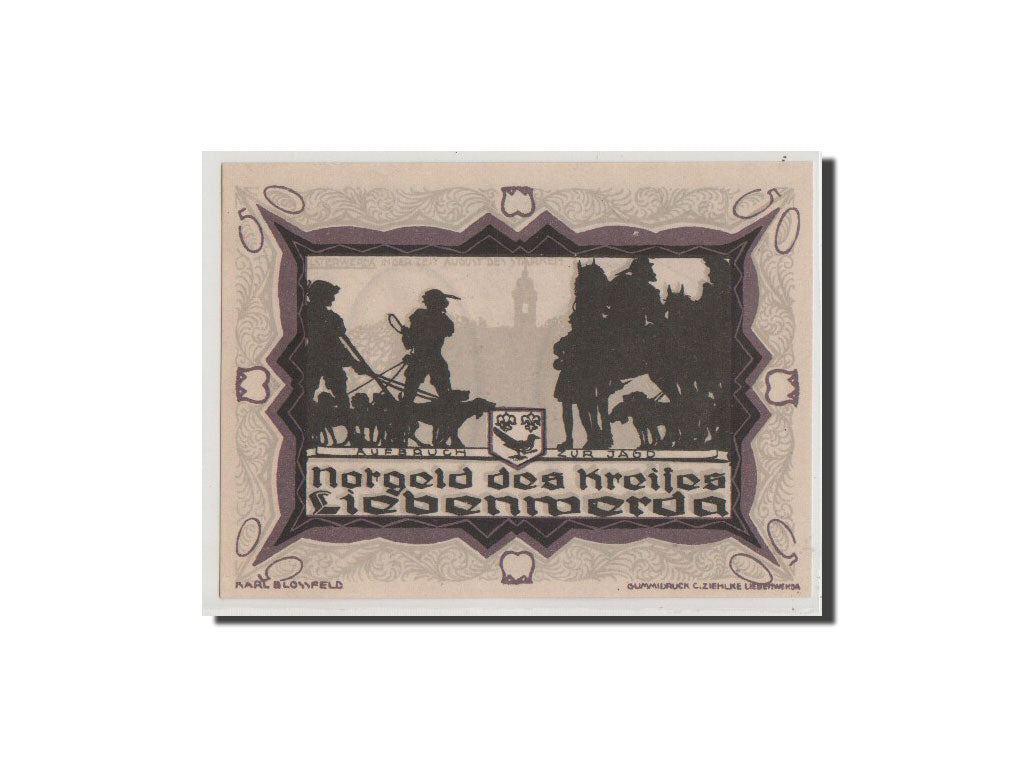Banconote, Germania, Provinz Sachsen, 50 Pfennig, 1921, FDS, Mehl:800.1
