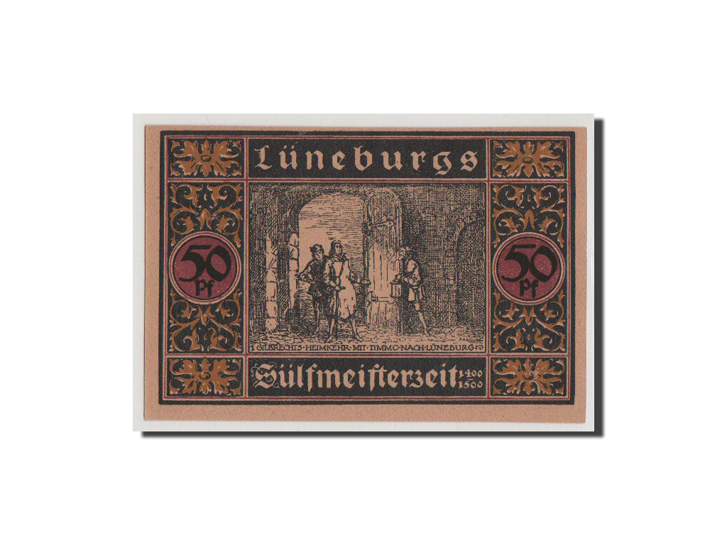 Billet, Allemagne, Luneburg Stadt, 50 Pfennig, 1921, NEUF, Mehl:840.2