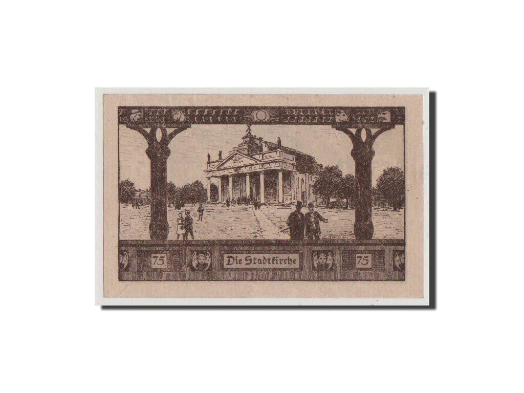 Geldschein, Deutschland, Ludwigslust, 75 Pfennig, 1922, UNZ, Mehl:818.2