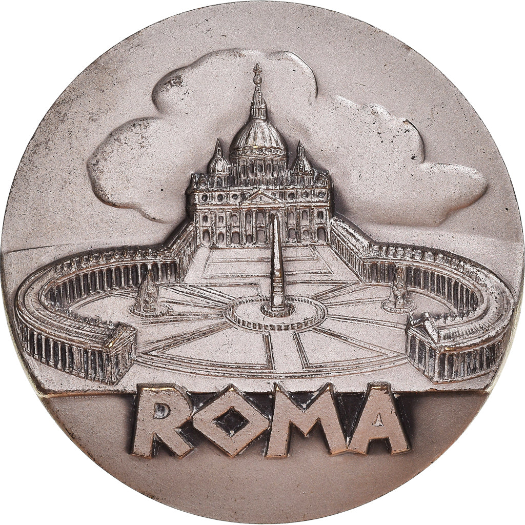 Vatikan, Medaille, Jean XXIII, Roma, Religions & beliefs, SS+, Silvered bronze