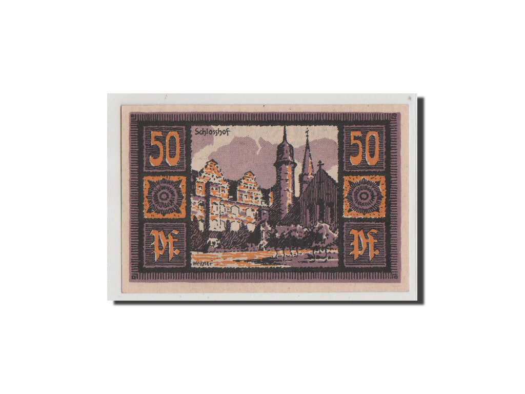 Billete, Alemania, Merseburg Stadt, 50 Pfennig, 1921, UNC, Mehl:884.1