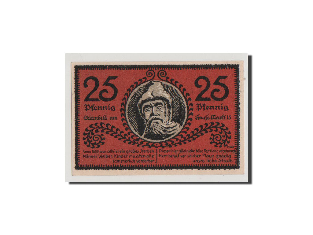 Geldschein, Deutschland, Mucheln Stadt, 25 Pfennig, 1921, UNZ, Mehl:902.1