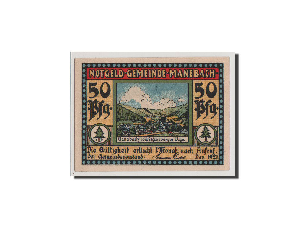 Geldschein, Deutschland, Sachsen-Gotha, 50 Pfennig, 1921, 1921-12-01, UNZ