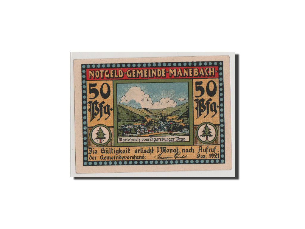 Banconote, Germania, Sachsen-Gotha, 50 Pfennig, 1921, 1921-12-01, FDS