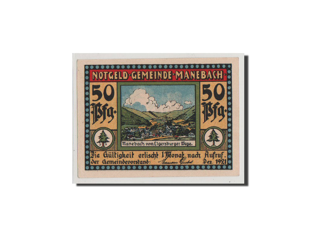 Geldschein, Deutschland, Sachsen-Gotha, 50 Pfennig, 1921, 1921-12-01, UNZ