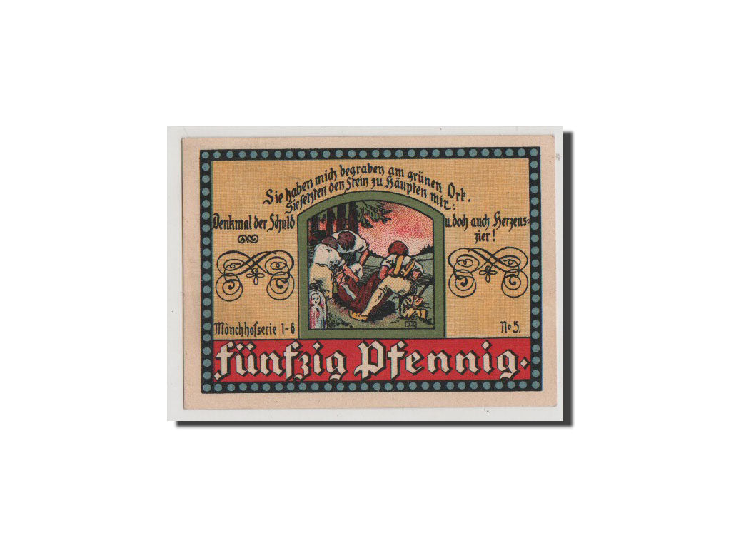 Banconote, Germania, Sachsen-Gotha, 50 Pfennig, 1921, 1921-12-01, FDS