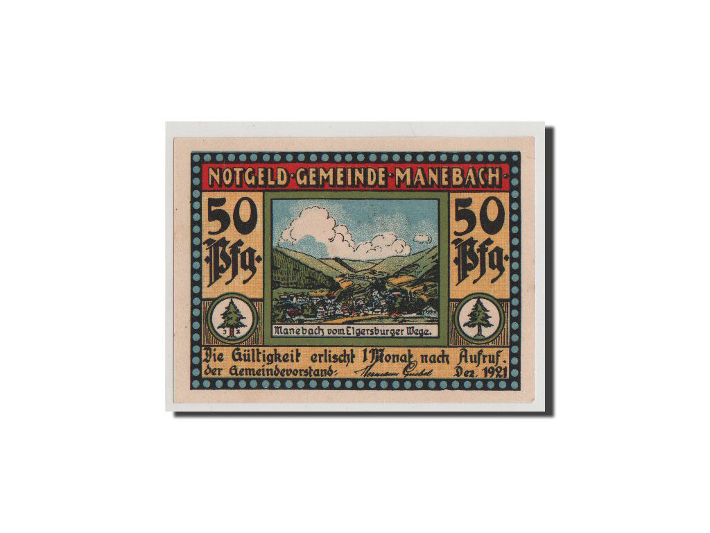 Banconote, Germania, Sachsen-Gotha, 50 Pfennig, 1921, 1921-12-01, FDS