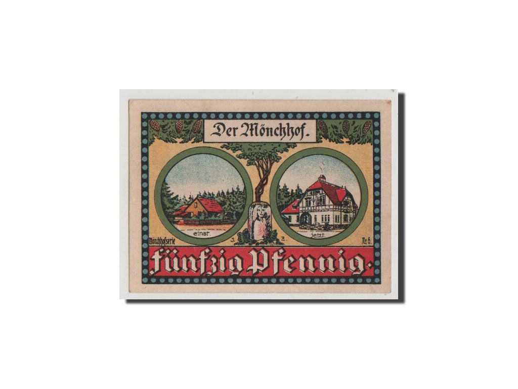 Geldschein, Deutschland, Sachsen-Gotha, 50 Pfennig, 1921, 1921-12-01, UNZ