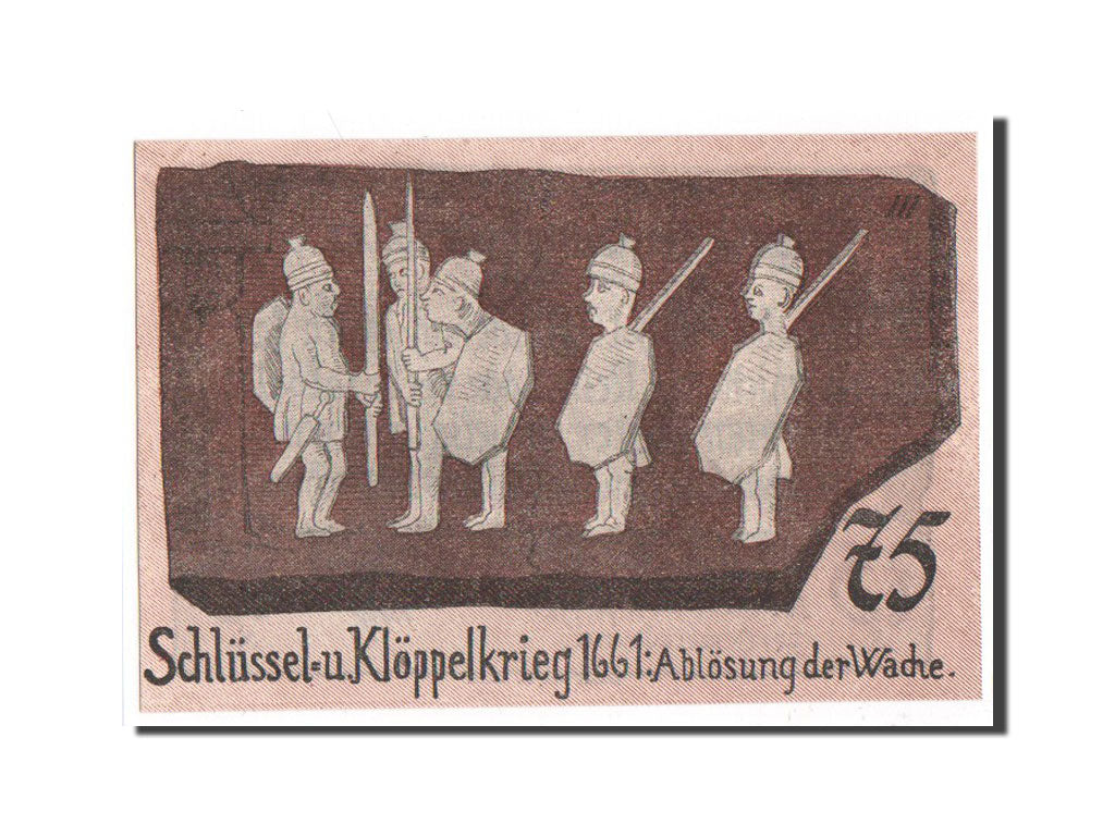 Geldschein, Deutschland, Neinstedt, 75 Pfennig, 1921, 1921-09-01, UNZ