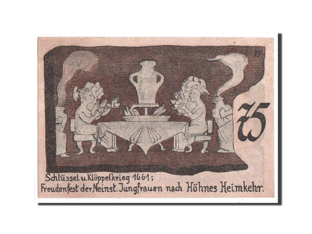 Banconote, Germania, Neinstedt, 75 Pfennig, 1921, 1921-09-01, FDS, Mehl:933.4