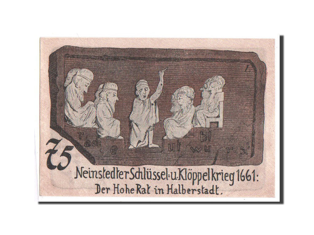 Banconote, Germania, Neinstedt, 75 Pfennig, 1921, 1921-09-01, FDS, Mehl:933.4