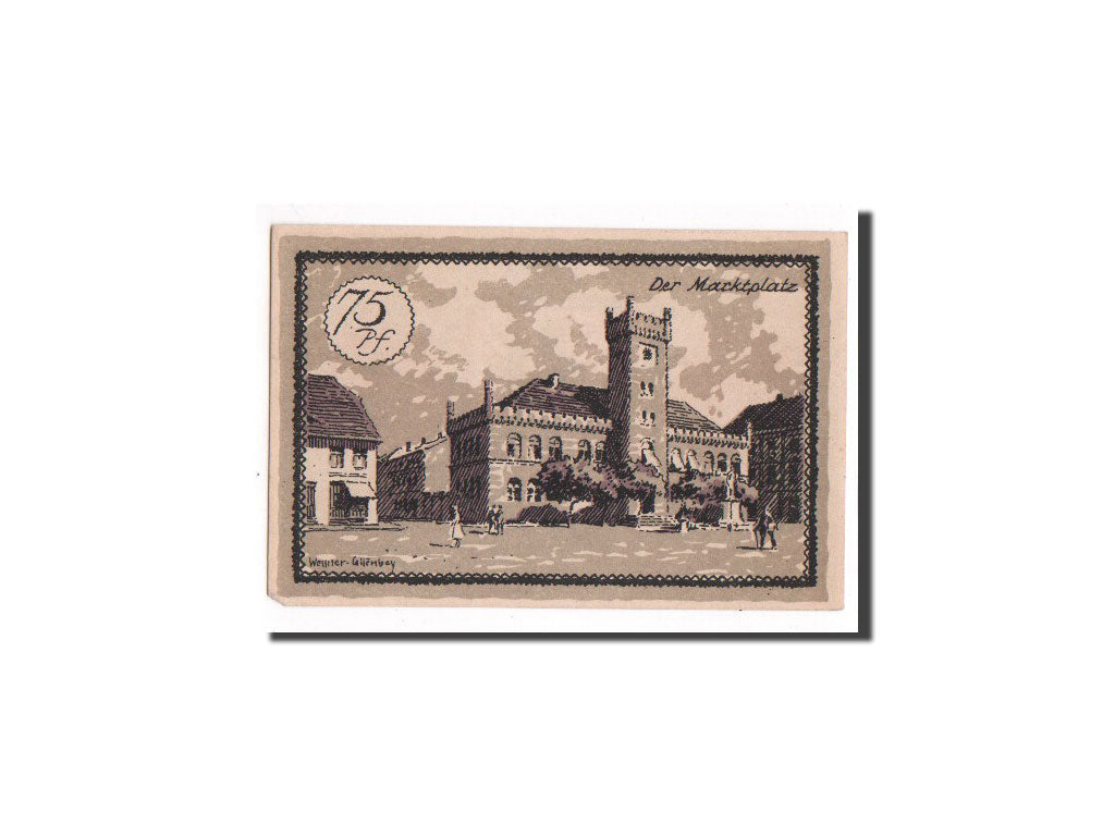 Banconote, Germania, Pommern, 75 Pfennig, 1921, FDS, Mehl:968.1