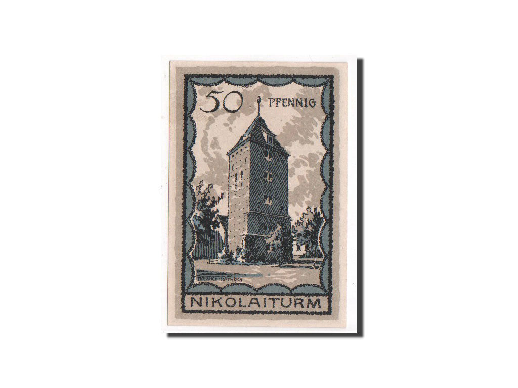 Biljet, Duitsland, Pommern, 50 Pfennig, 1921, NIEUW, Mehl:968.1