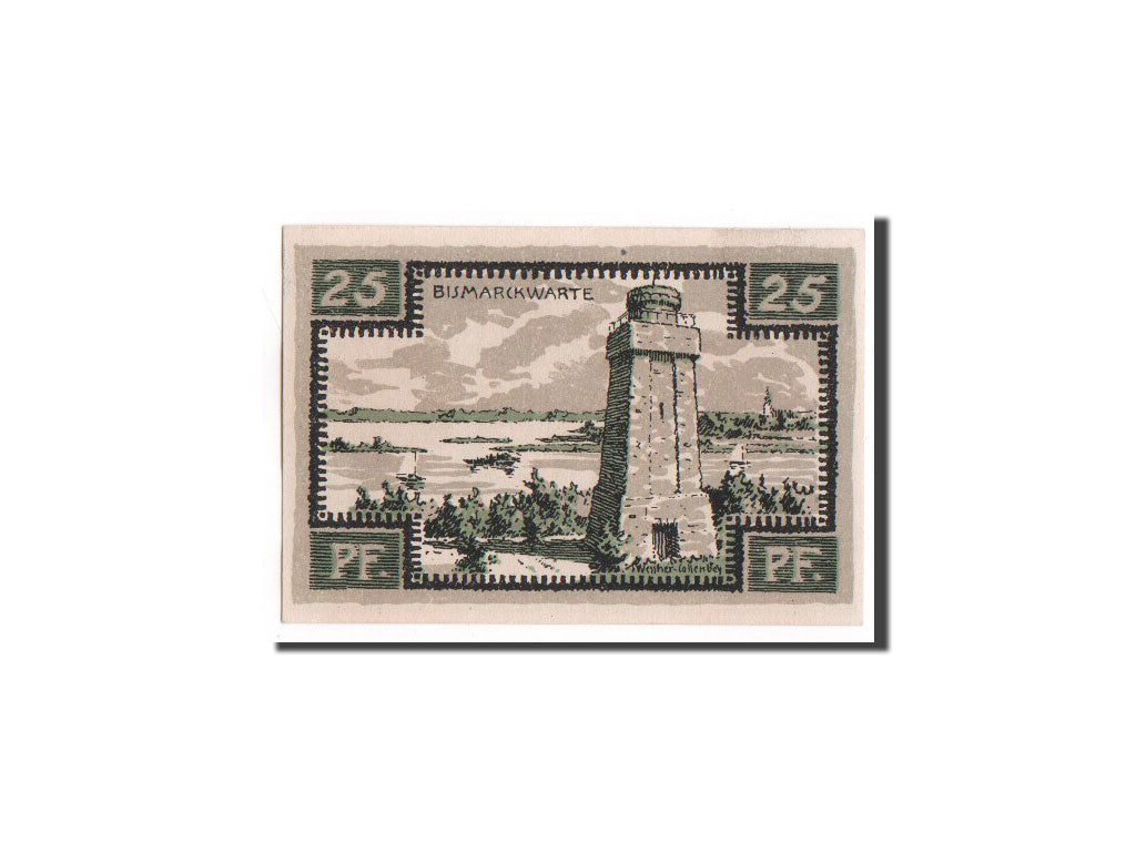 Banconote, Germania, Neustadt Am Rubenberge Stadt, 25 Pfennig, 1921, FDS