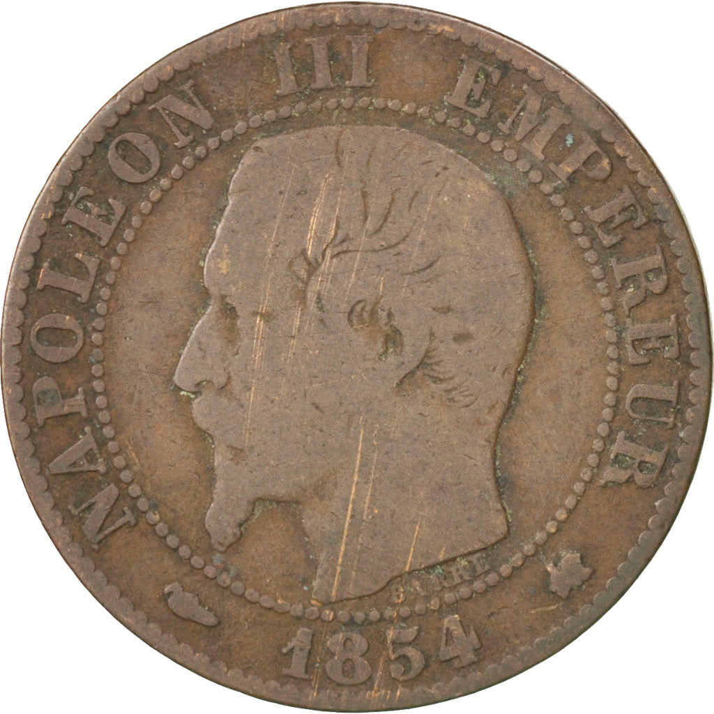 Münze, Frankreich, Napoleon III, Napoléon III, 5 Centimes, 1854, Bordeaux