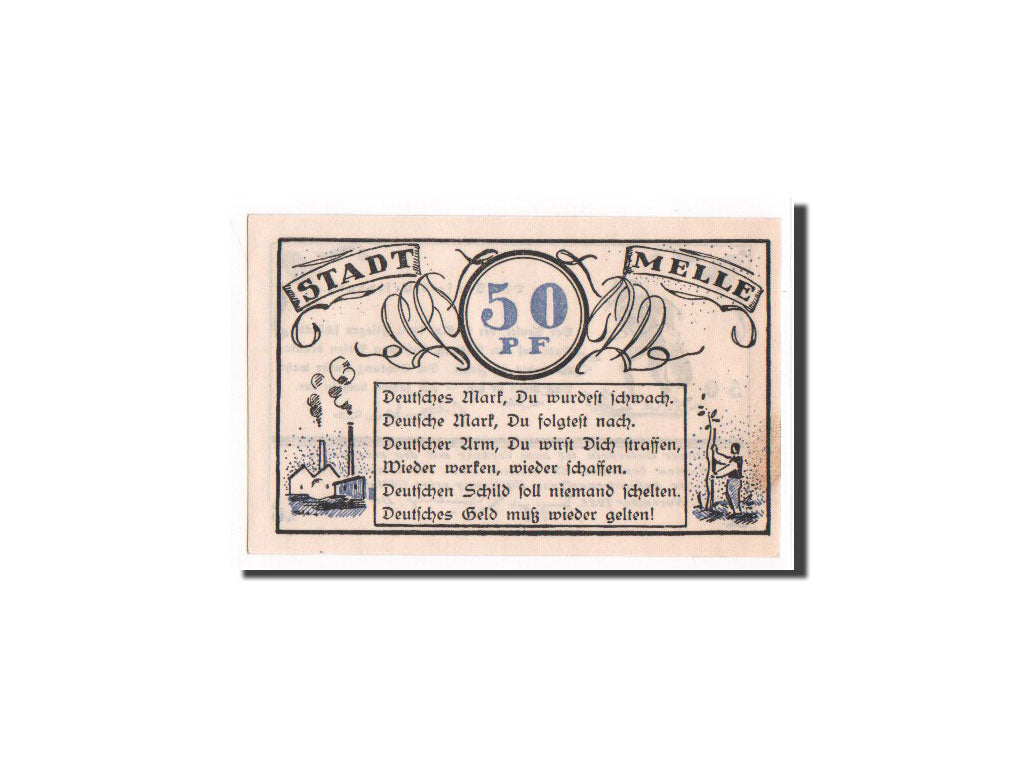 Banknote, Germany, Melle Stadt, 50 Pfennig, 1921, 1921-11-01, UNC(65-70)