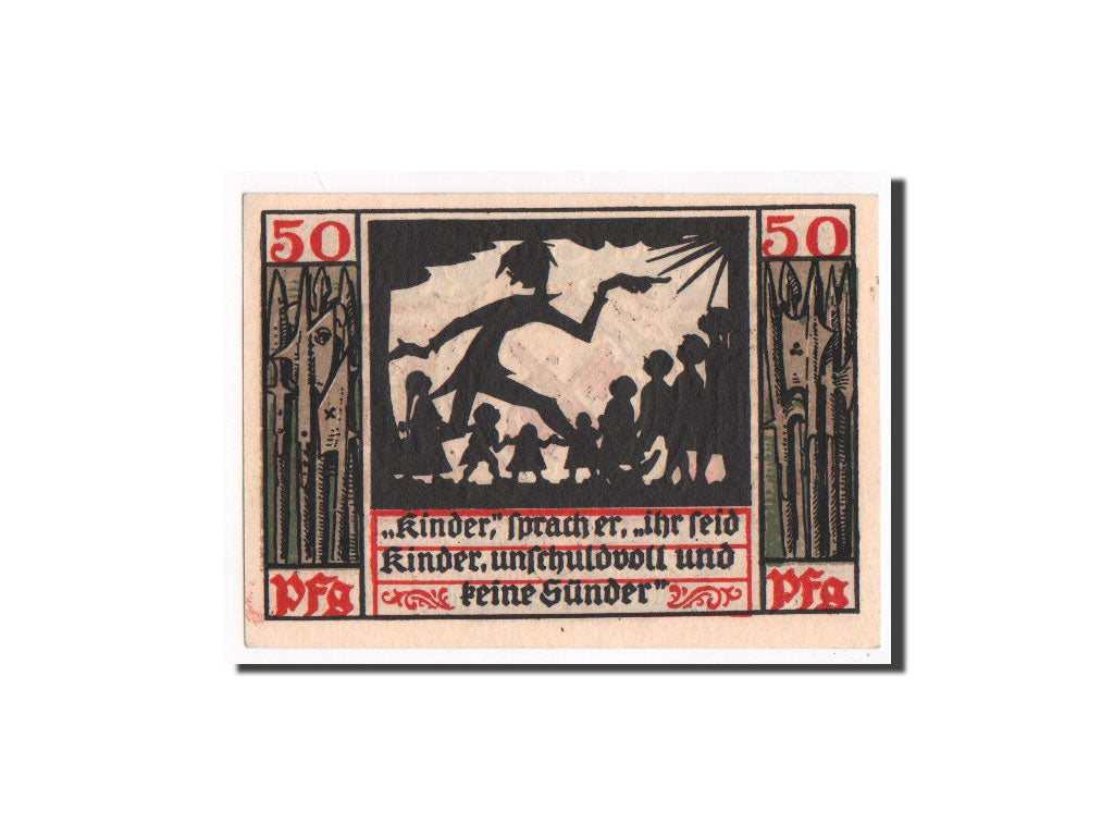 Banconote, Germania, Naumburg a.S. Stadt, 50 Pfennig, 1920, FDS, Mehl:928.2