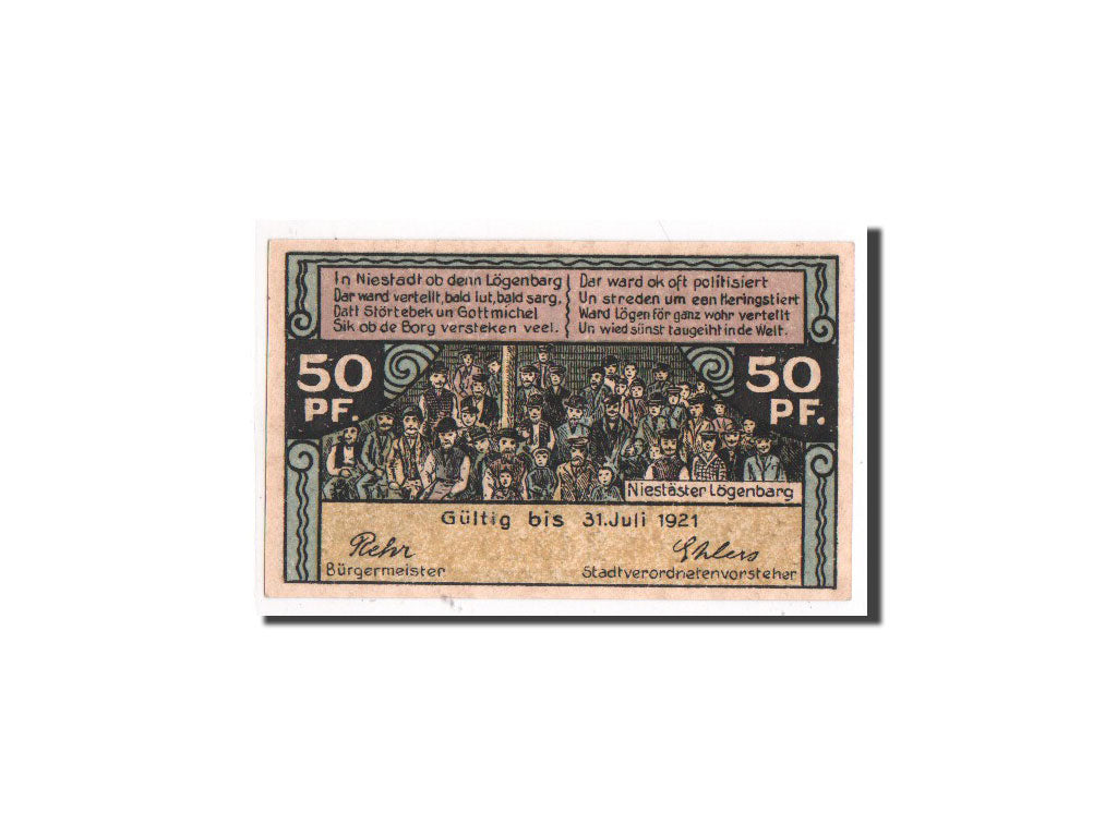 Banknote, Germany, Neustadt i. Holstein Stadt, 50 Pfennig, UNC(65-70)