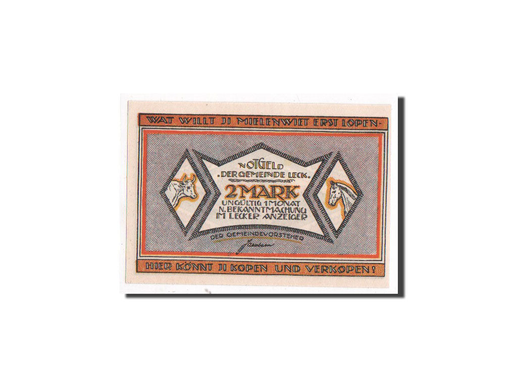 Banknote, Germany, Schleswig-Holstein, 2 Mark, UNC(65-70), Mehl:780.1