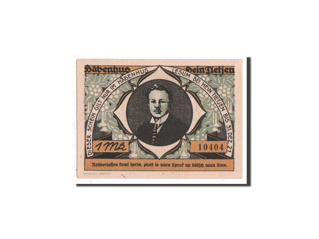 Banknote, Germany, Hannover, 1 Mark, UNC(65-70), Mehl:795.1a