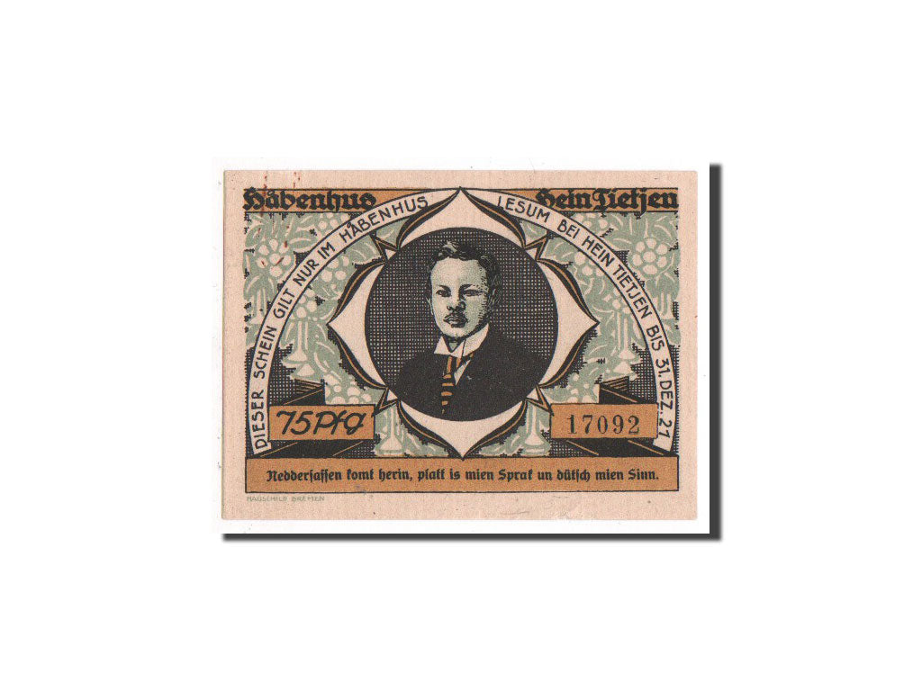 Banknote, Germany, Hannover, 75 Pfennig, UNC(65-70), Mehl:795.1a