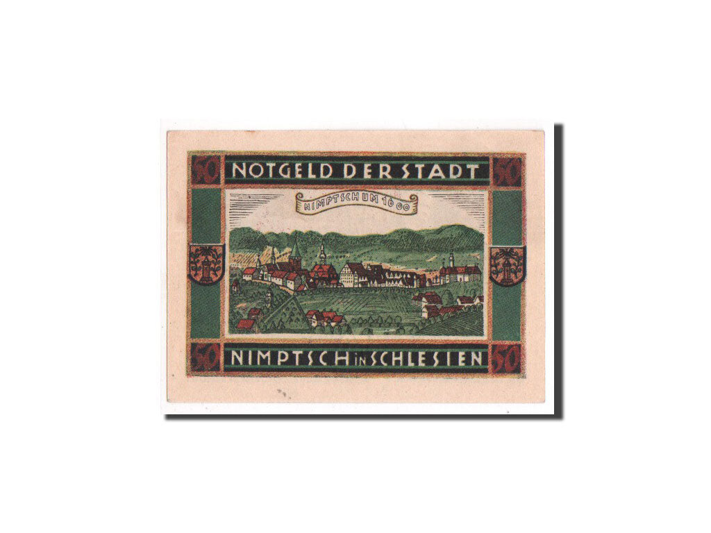 Banknote, Germany, Nimptsch Stadt, 50 Pfennig, 1921, UNC(65-70), Mehl:977.1