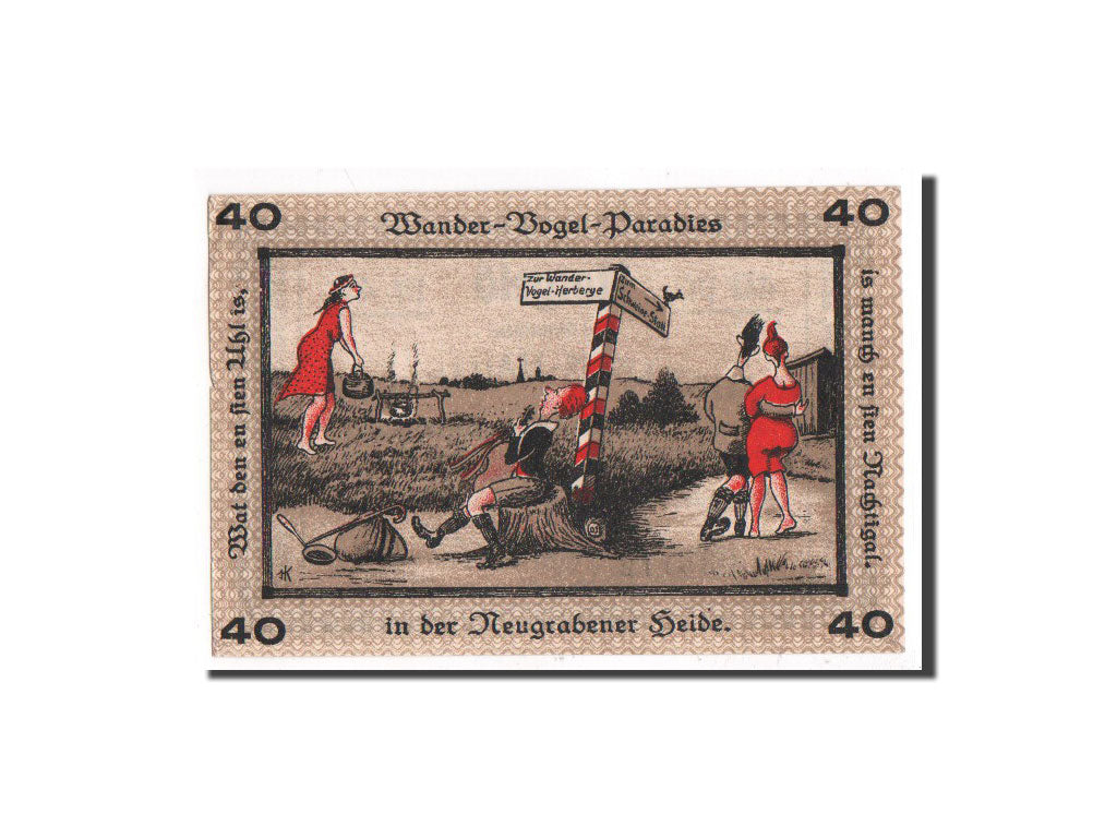 Banknote, Germany, Neugraben Hausbruch, 40 Pfennig, 1921, UNC(65-70)