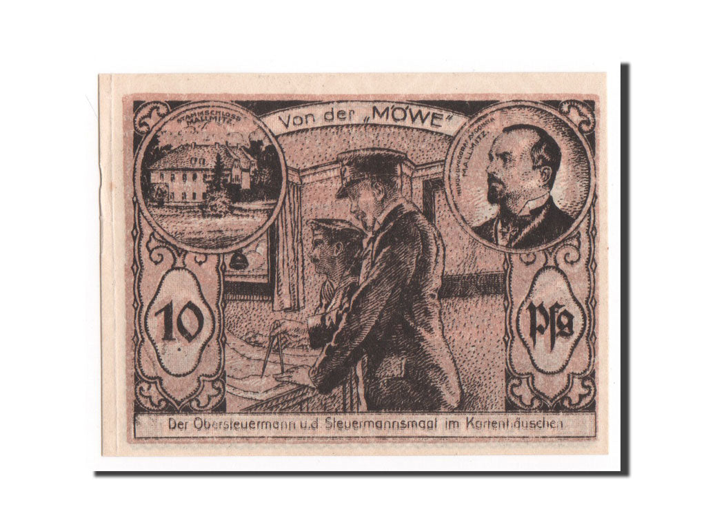 Banknote, Germany, Mallnitz, 10 Pfennig, 1921, 1921-07-01, UNC(64), Mehl:865.1