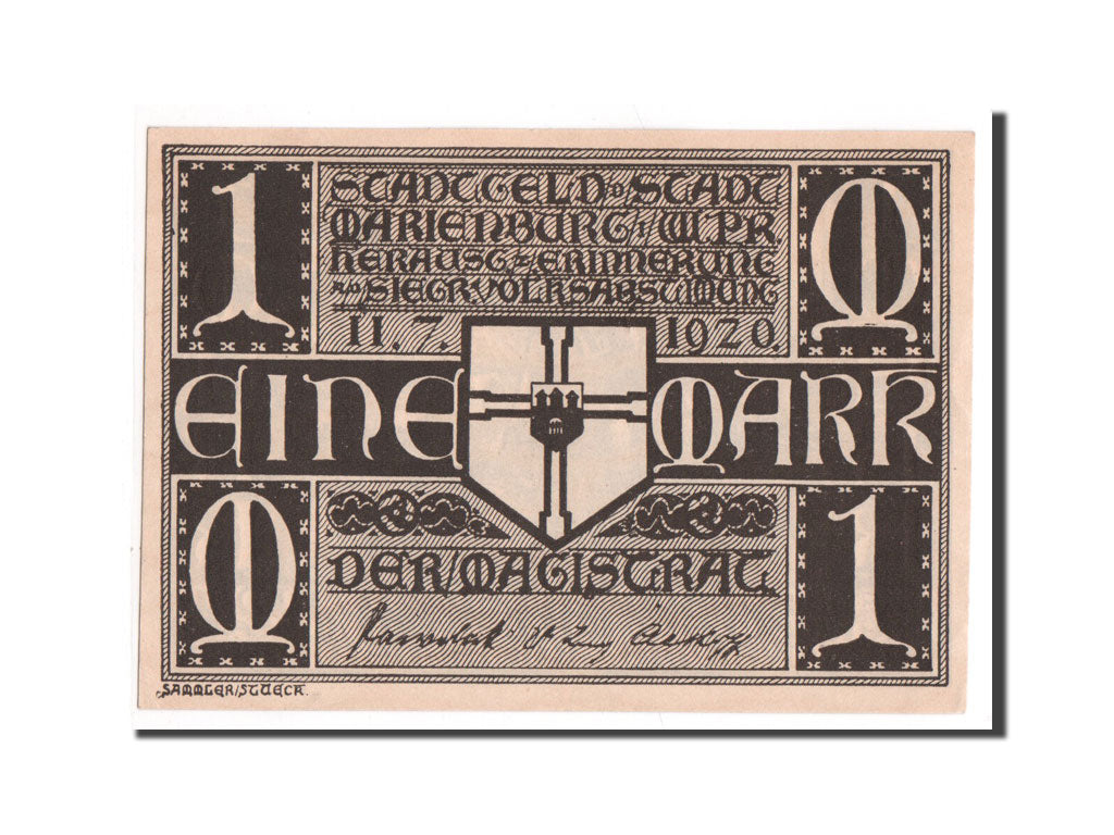 Billete, 1 Mark, Alemania, UNC