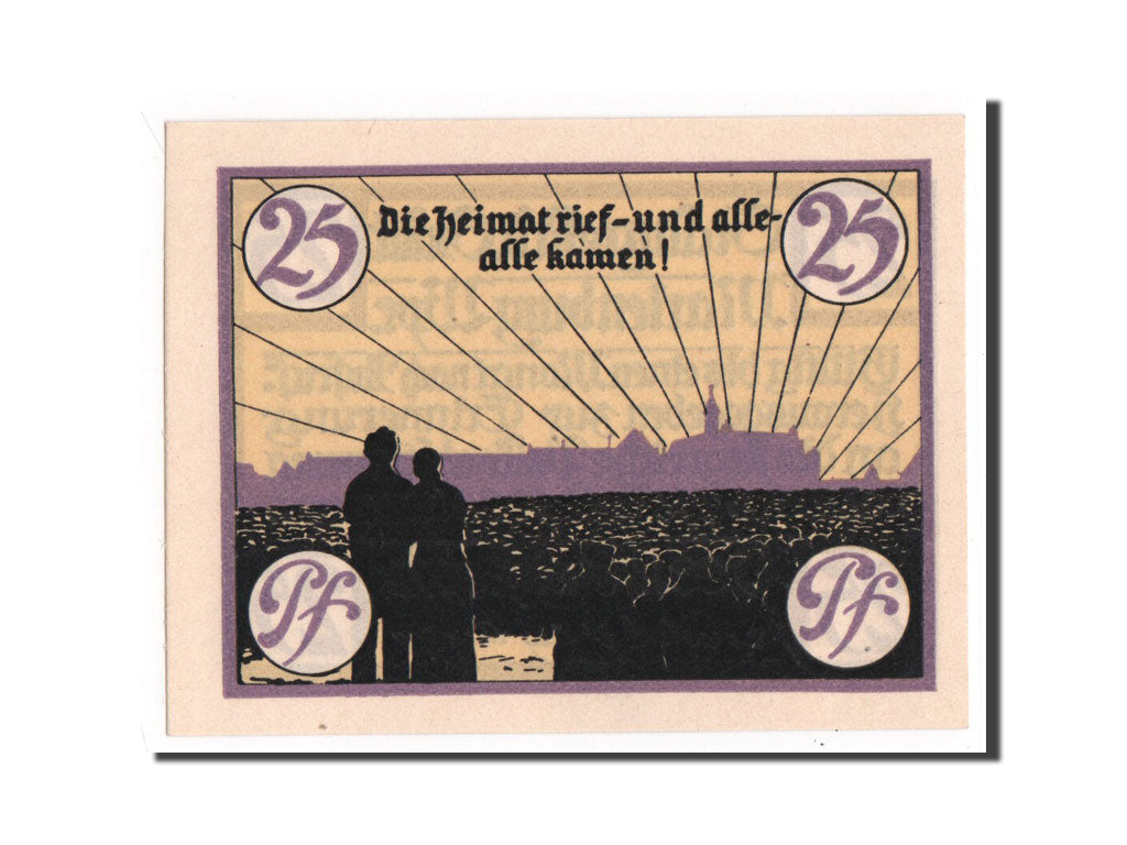 Billete, 25 Pfennig, Alemania, UNC