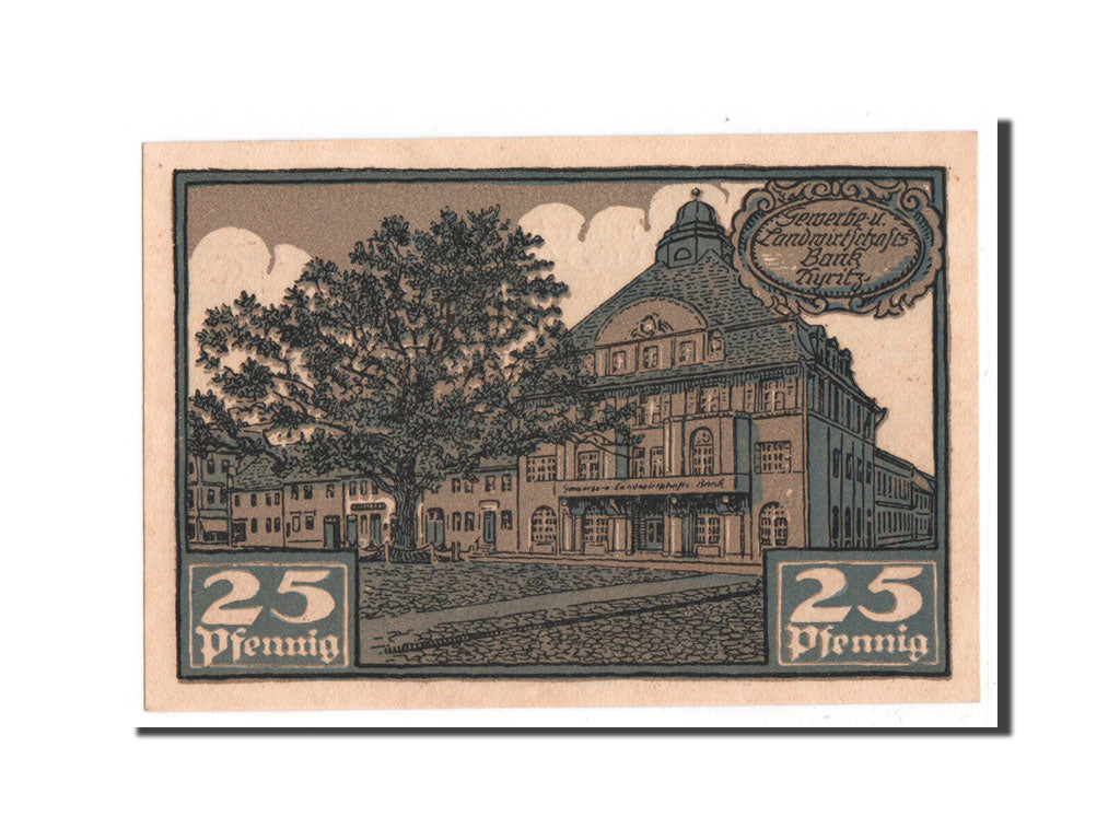 Banknote, Germany, Brandenburg, 25 Pfennig, 1921, UNC(65-70), Mehl:753.1b