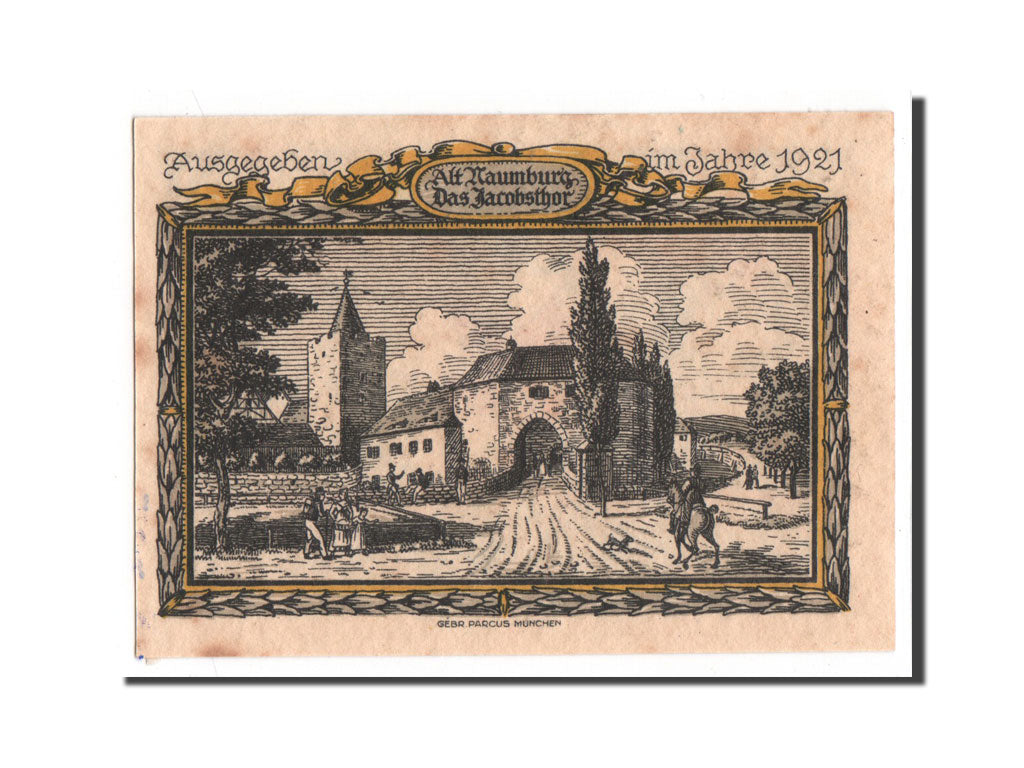 Banknote, Germany, Naumburg a.S. Stadt, 75 Pfennig, 1921, UNC(64), Mehl:928.7