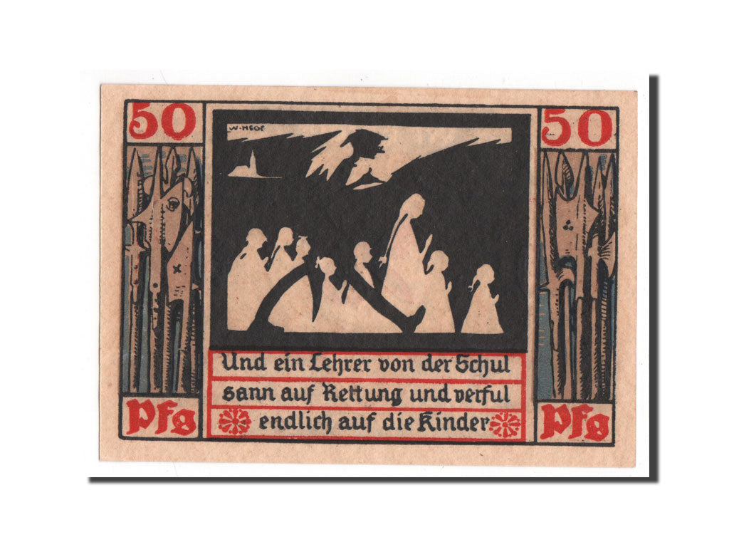 Banknote, Germany, Naumburg a.S. Stadt, 50 Pfennig, 1920, UNC(65-70)