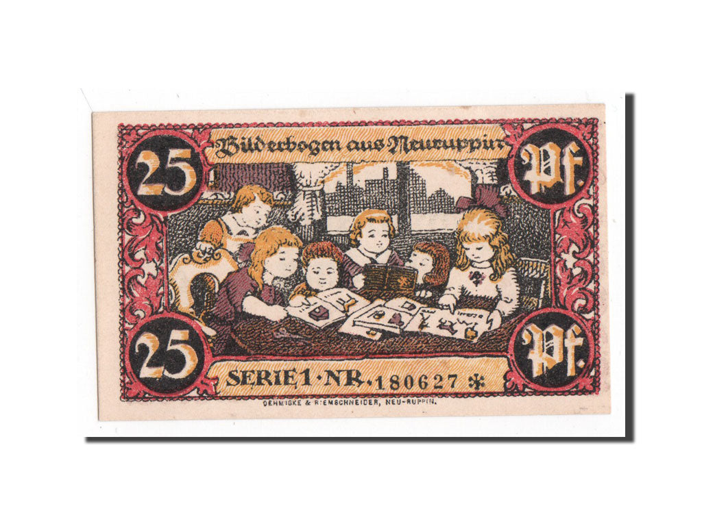 Banknote, Germany, Neuruppin Stadt, 25 Pfennig, 1921, 1921-07-01, UNC(65-70)