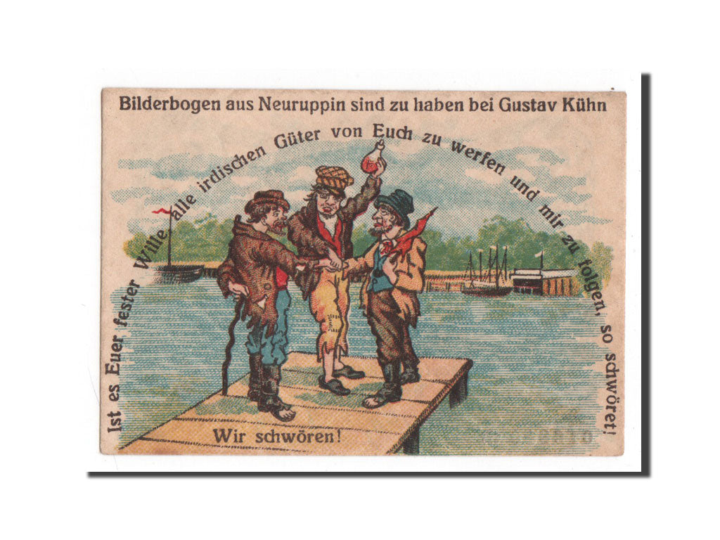 Banknote, Germany, Neuruppin Stadt, 50 Pfennig, 1921, 1921-07-01, UNC(65-70)