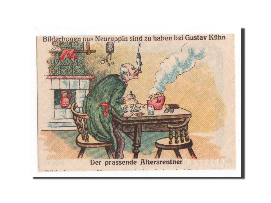 Billet, Allemagne, Neuruppin Stadt, 50 Pfennig, 1921, 1921-07-01, NEUF