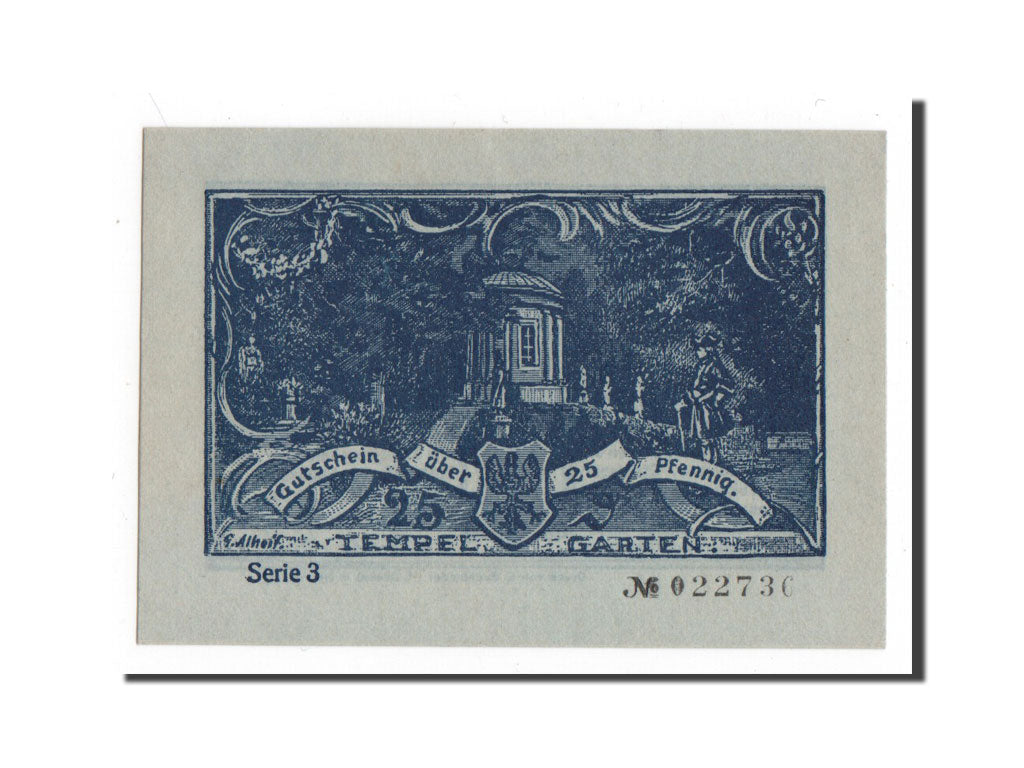 Banknote, Germany, Neuruppin Stadt, 25 Pfennig, 1921, 1921-08-01, UNC(65-70)
