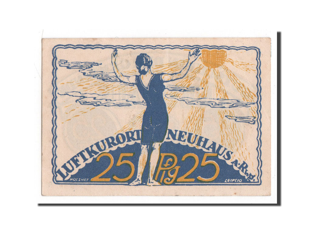 Banknote, Germany, Neuhaus am Rennweg Gemeinde, 25 Pfennig, UNC(65-70)