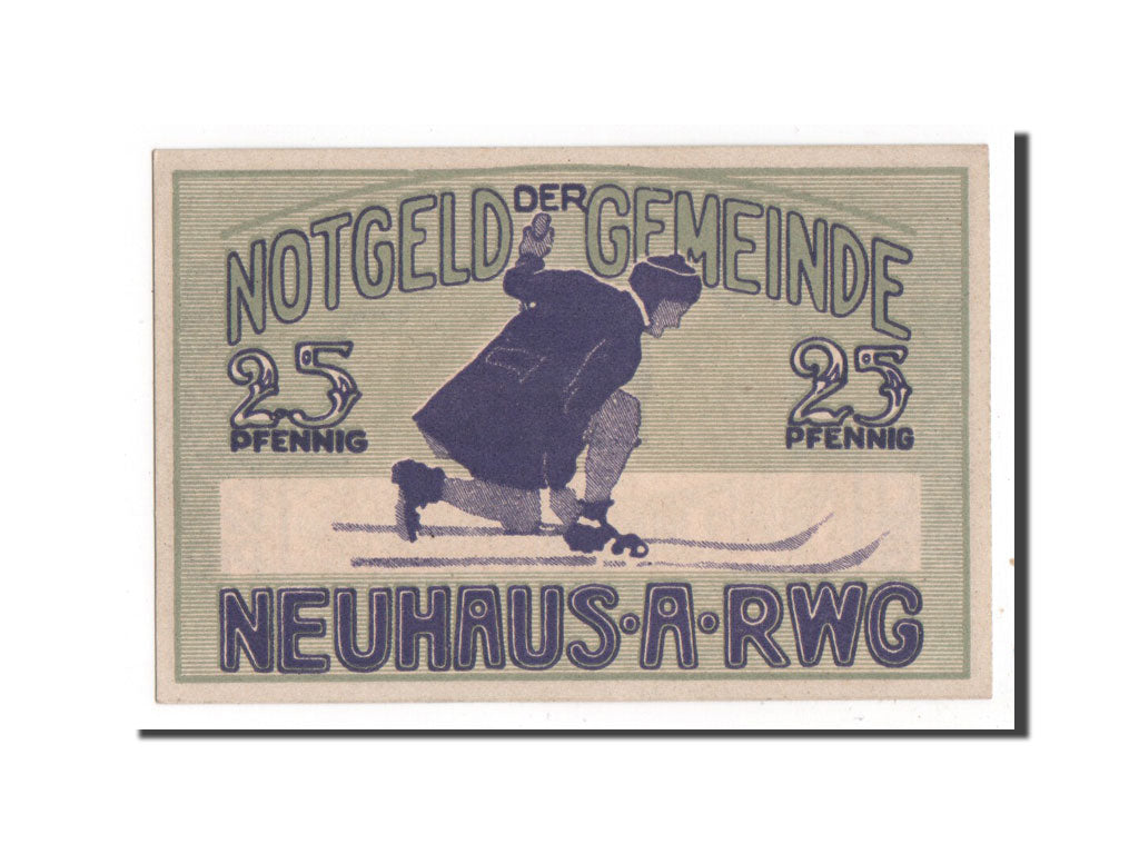Banknote, Germany, Neuhaus am Rennweg Gemeinde, 25 Pfennig, 1921, UNC(65-70)