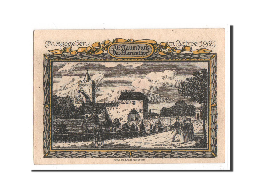 Banknote, Germany, Naumburg a.S. Stadt, 75 Pfennig, 1921, UNC(65-70), Mehl:928.6
