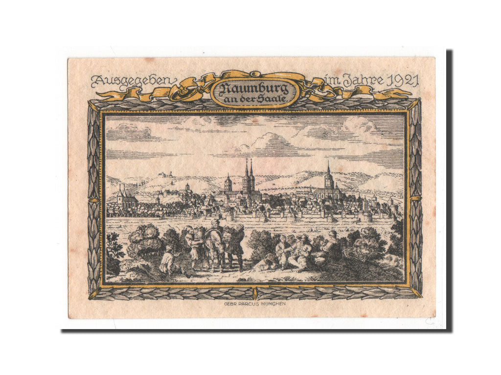 Banknote, Germany, Naumburg a.S. Stadt, 75 Pfennig, 1921, UNC(65-70), Mehl:928.6