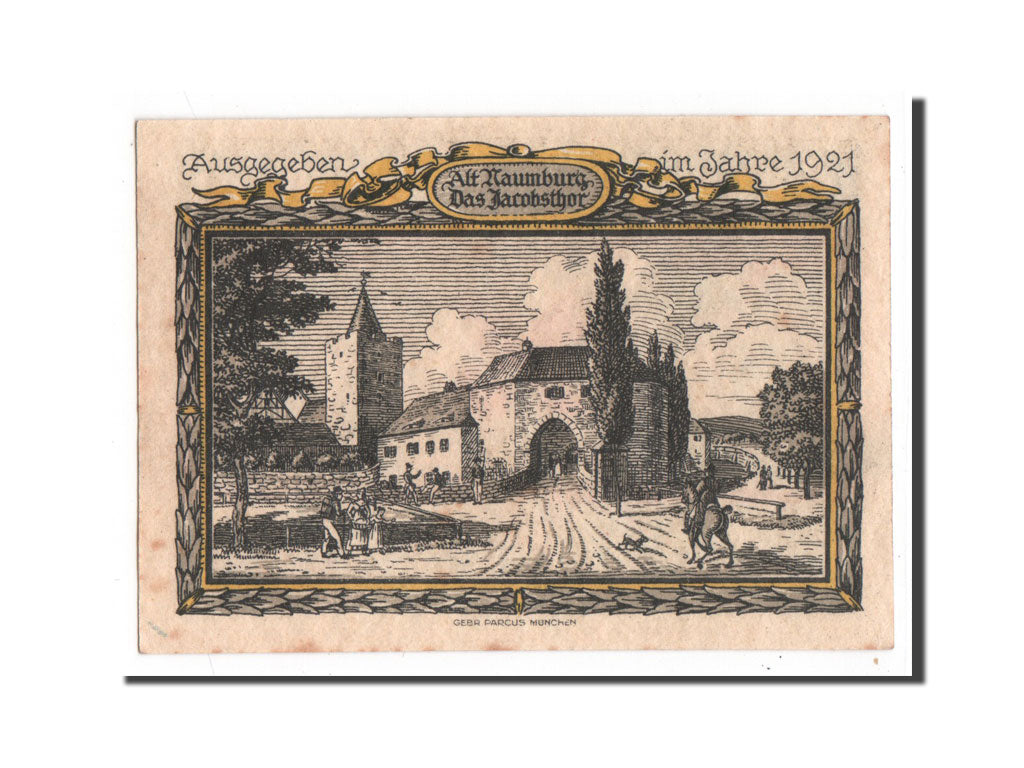 Banknote, Germany, Naumburg a.S. Stadt, 75 Pfennig, 1921, UNC(65-70), Mehl:928.6