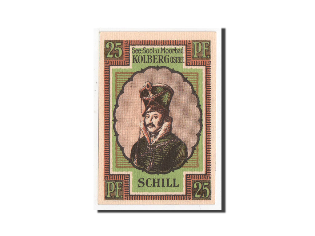 Banknote, Germany, Kolberg Stadt, 25 Pfennig, 1921, UNC(65-70), Mehl:737.1