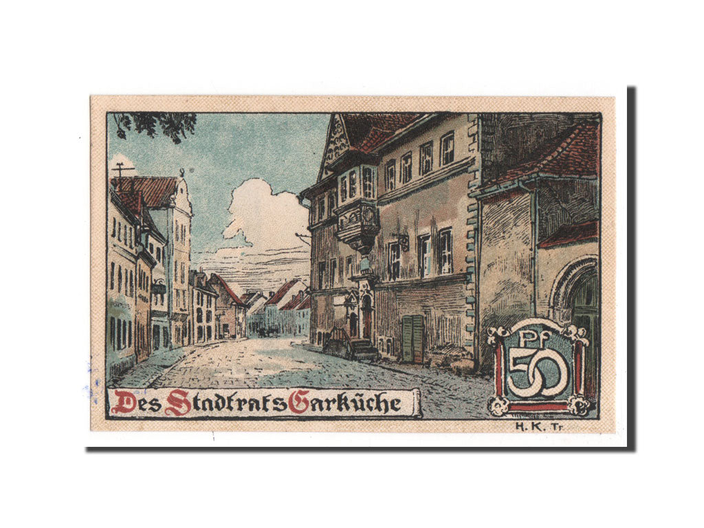 Banknote, Germany, Buttstadt Stadt, 50 Pfennig, UNC(65-70), Mehl:211.1a